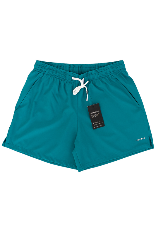 teal gym shorts