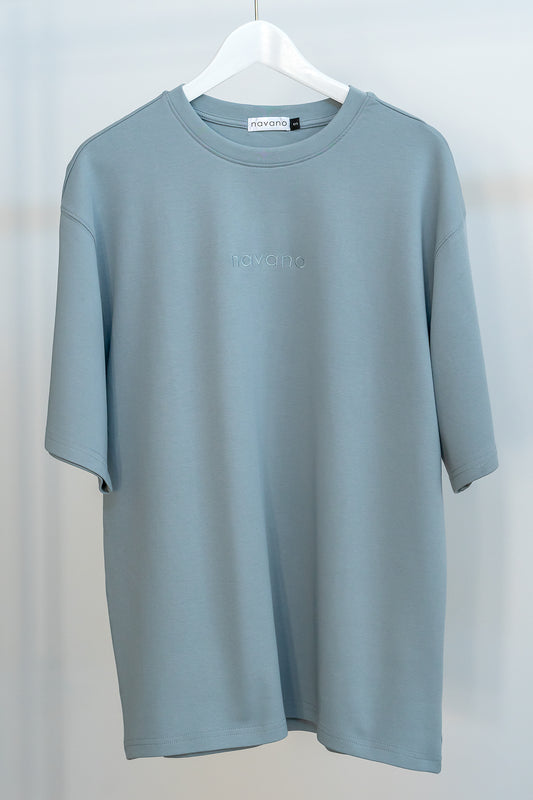 light blue oversized gym shirt