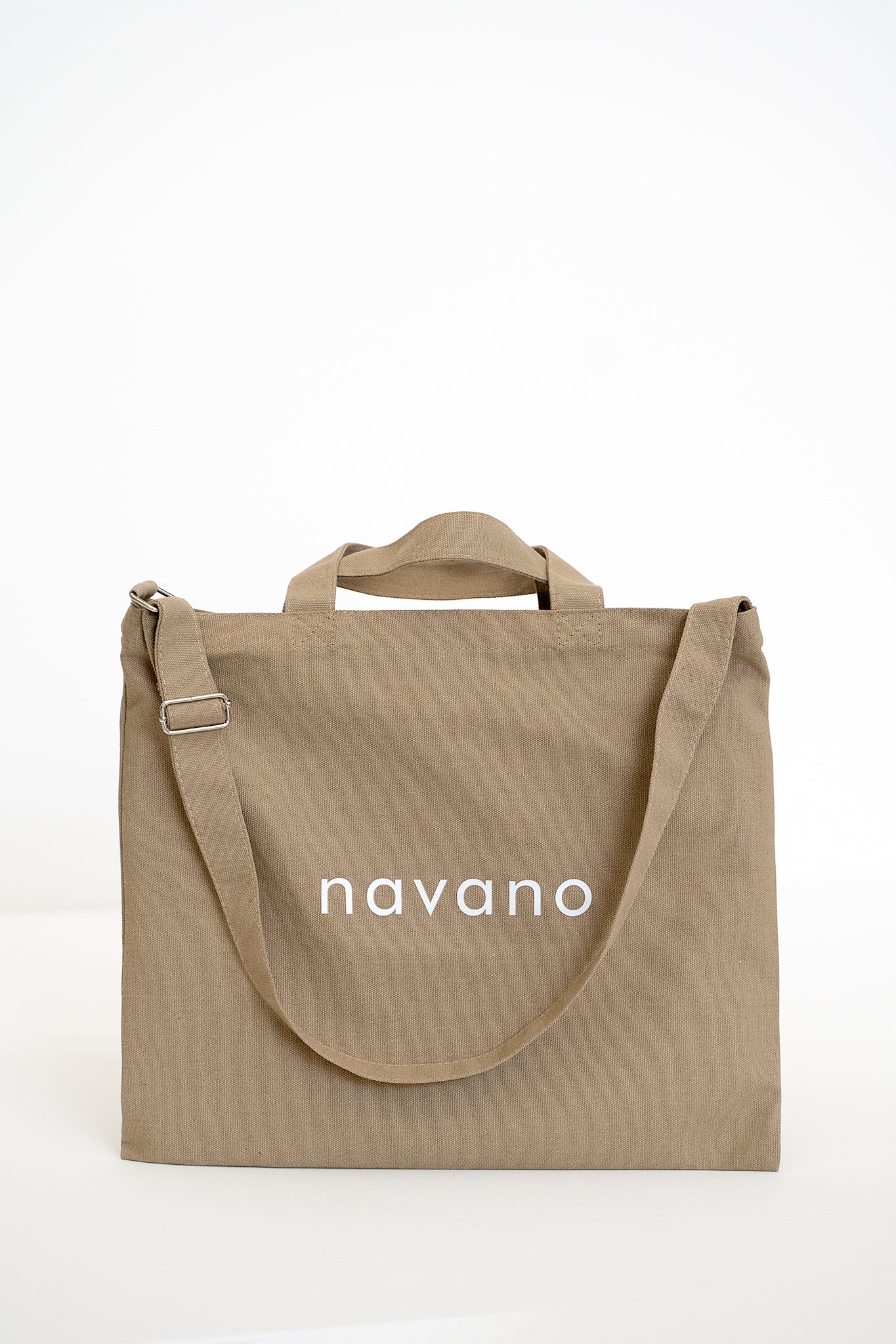 beige cotton tote bag – everyday carry with adjustable strap