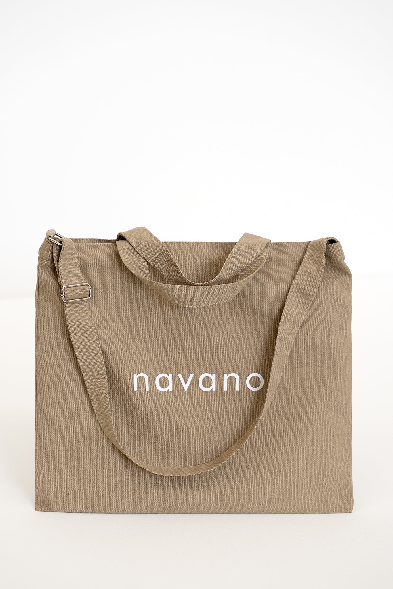 beige cotton tote bag – everyday carry with adjustable strap