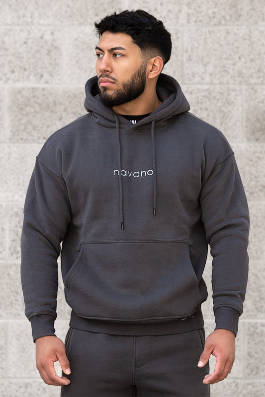 unisex oversized charcoal hoodie