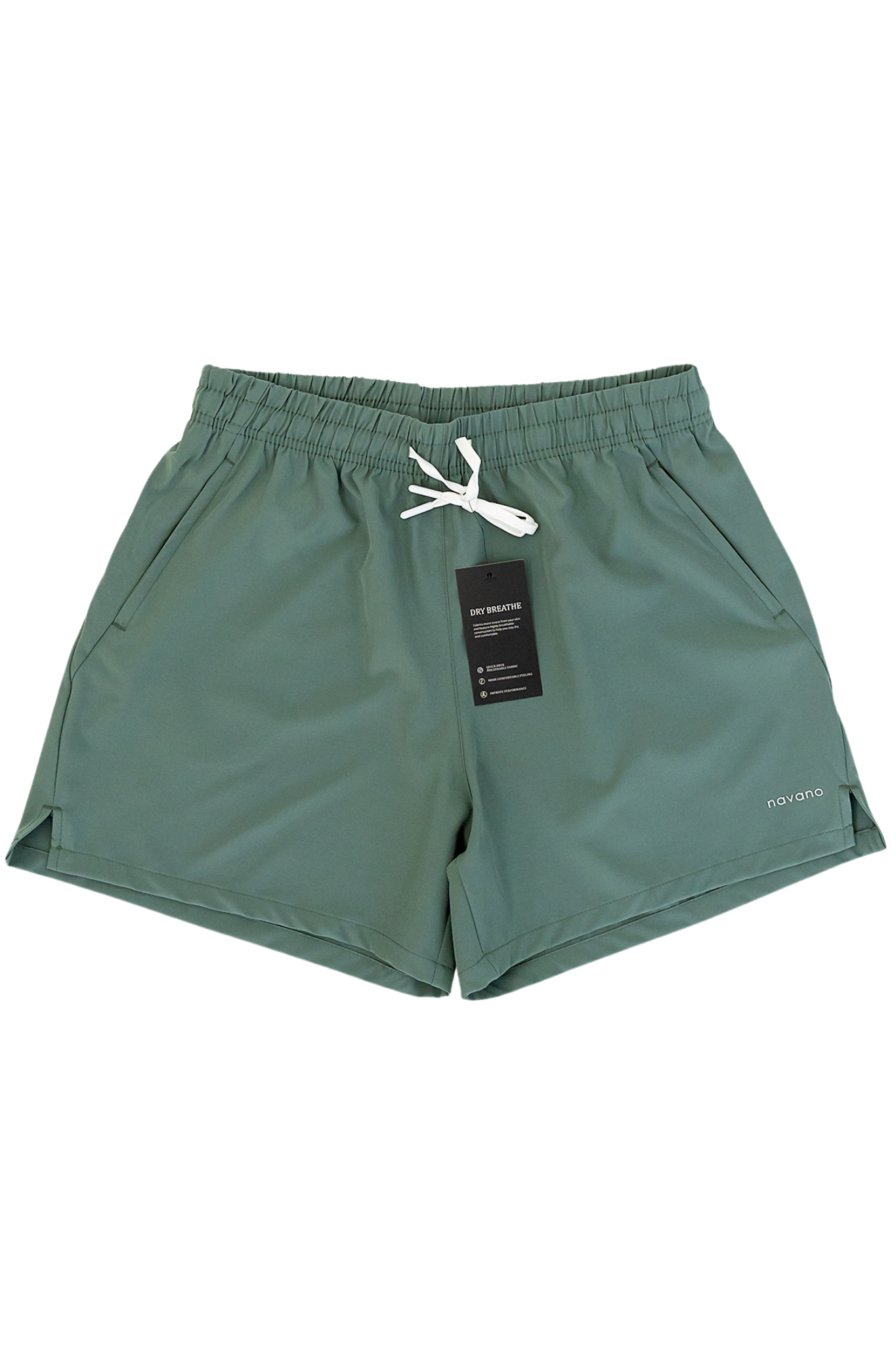 army green gym shorts