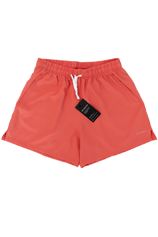 peach gym shorts