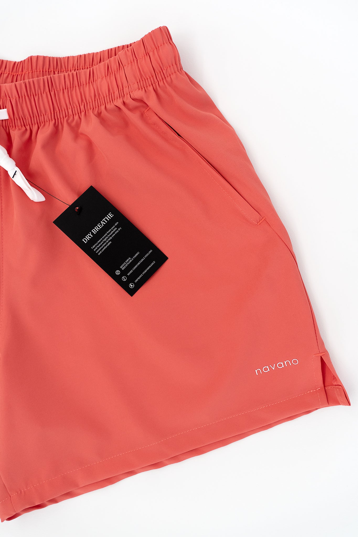 peach gym shorts