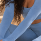 tidal form long-sleeve crop top
