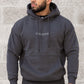 unisex oversized charcoal hoodie