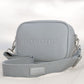 grey vegan cross body bag