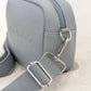 grey vegan cross body bag