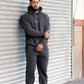 unisex oversized charcoal hoodie