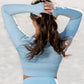 tidal comfort long sleeve crop top